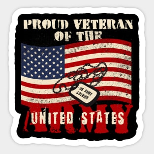 American Veteran Army Soldier USA Military Sticker